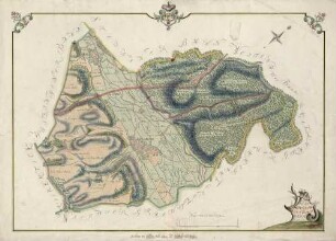 Topographischer Plan von Maulburg und Höllsteiner Bann