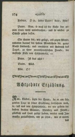 Achtzehnte Erzählung