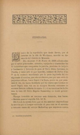 Itinerario