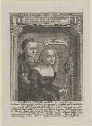 Doppelbildnis des Ioannes Bvrgkmaier und der Anna BvrgkmaierBildnis Hans Burgkmair d. Ä.