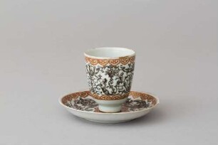 Becher mit Unterschale