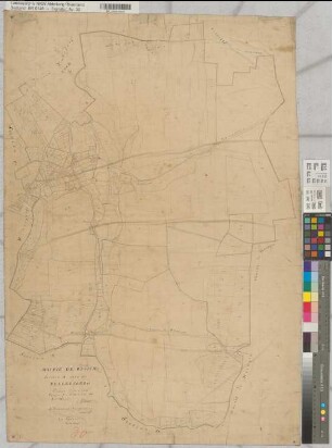 Mairie de Broich, Section A dite de Kellersberg 1:2500. Terminé le 20. Octobre 1810 (alte Urkarte)