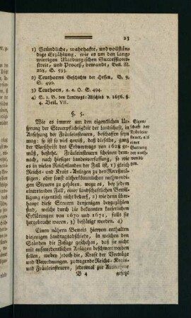 23-25, §5. Eigenschaft der Fraeuleinsteuer, als einer Gattung der nothwendigen