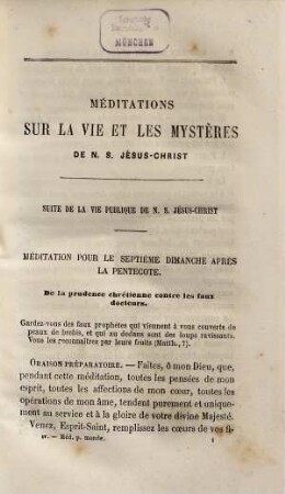 Méditations pour tous les jours et fêtes de l'année, selon la méthode de saint Ignace sur la vie et les mystères de N. S. Jésus-Christ..., 4