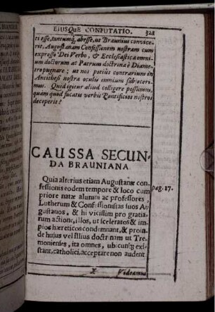 Caussa Secunda Brauniana