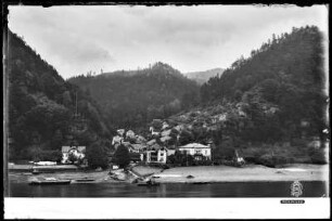 Schmilka, Blick über die Elbe