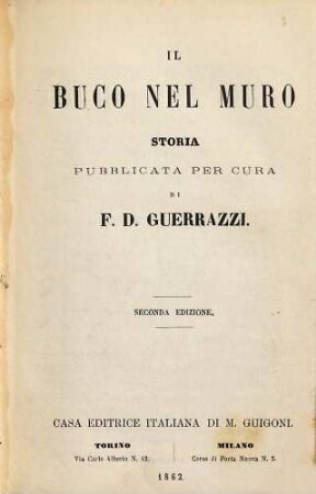 Il buco nel muro : storia