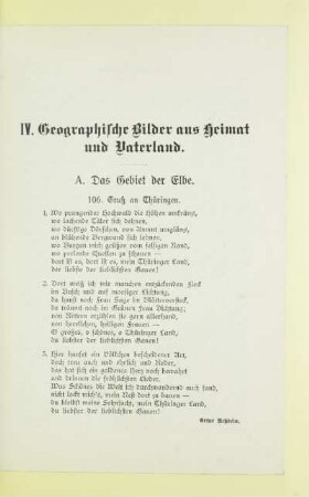 IV. Geographische Bilder aus Heimat und Vaterland