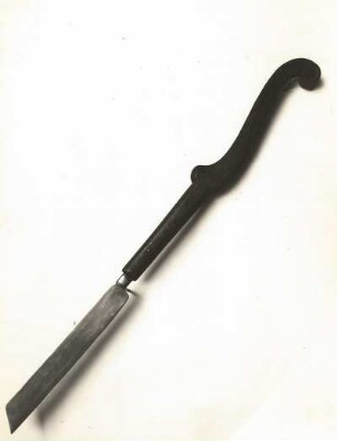 Kuchenmesser, für den großen Striezel gebraucht. Zeithainer Lager, 1730. Dresden: Historisches Museum I 1023