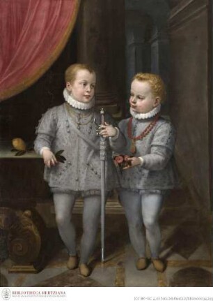 Doppelbildnis zweier Prinzen im Kindesalter