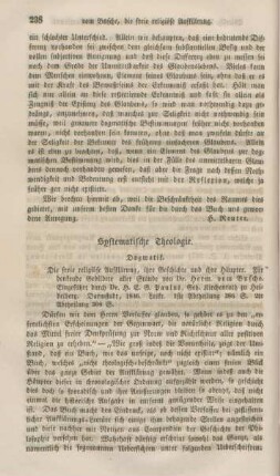 238-240 Systematische Theologie