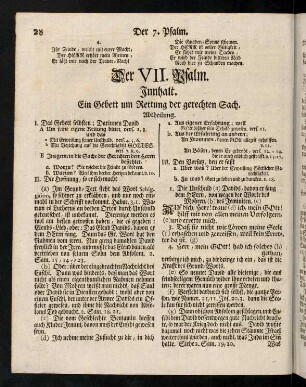 28-37, Der VII. - VIII. Psalm