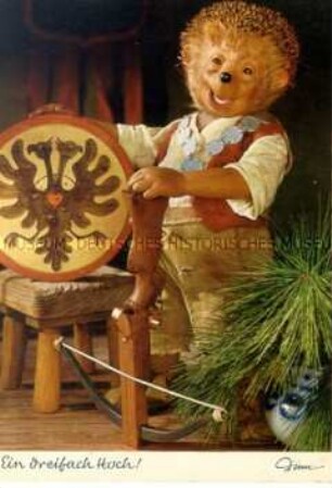 "Mecki"-Postkarte
