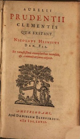 Aurelii Prudentii Clementis Quae Exstant