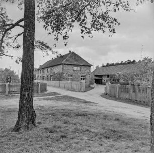 Trebendorf : Trebendorf. Ansicht eines Wohnhaus und Wirtschaftsgebäude