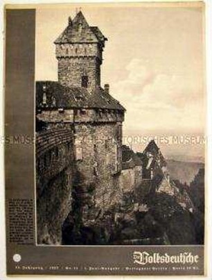 Halbmonatszeitschrift "Der Volksdeutsche" u.a. mit einem Bildbericht zum Elsass