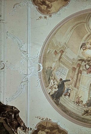 Mittelbild: Verherrlichung des heiligen Ulrich