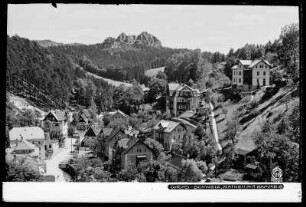 Blick auf Rathen mit Gamrig