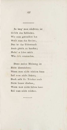 So lang´man nüchtern ist ...