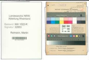 Entnazifizierung Martin Reimann , geb. 20.04.1902 (Direktor)