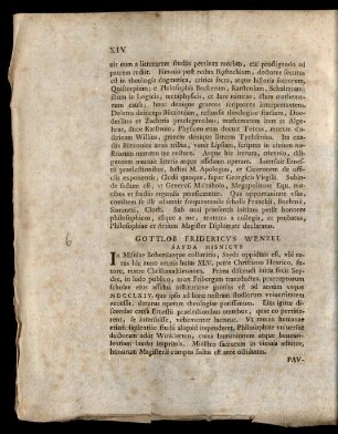 Gottlob Fridericus Wenzel Sayda Misnicus