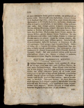 Gottlob Fridericus Wenzel Sayda Misnicus