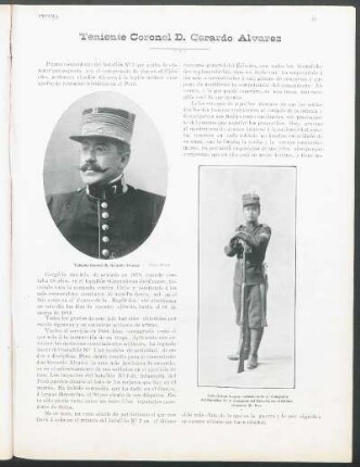 Teniente Coronel D. Gerardo Alvarez