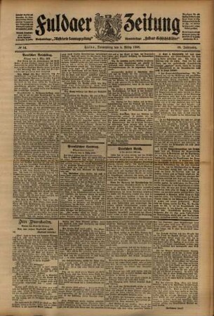Ausgabe vom Donnerstag, den 05. März 1908.