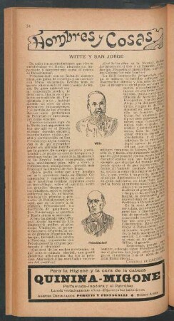 Witte y San Jorge : Hombres y cosas