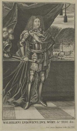 Bildnis von Wilhelmvs Lvdovicvs, Herzog von Württemberg und Teck