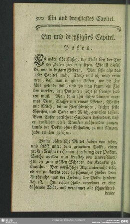 Ein und dreyßigstes Capitel. Poken