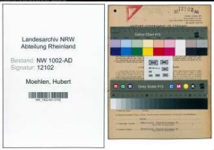 Entnazifizierung Hubert Moehlen, geb. 29.08.1883 (Verw.Angest.)