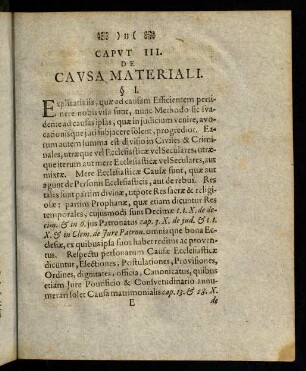 33-60, Caput III. De causa materiali.
