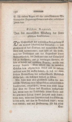 Eilftes Kapitel. Von der moralischen Wirkung der französischen Constitution.