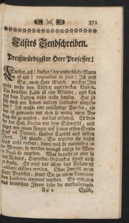 Eilftes Sendschrieben. - Zwölftes Sendschreiben.