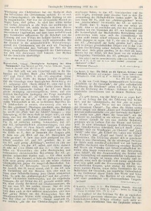 178-179 [Rezension] O'Leary, de Lacy, D. D., The Ethiopian Church