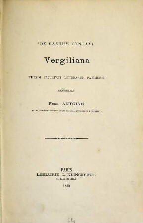 De casuum syntaxi Vergiliana