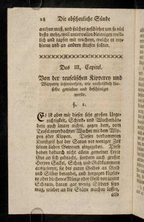 28-46, Das III. Capitel
