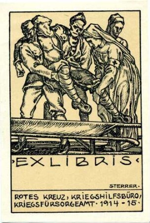 Exlibris für das Österreichische Rote Kreuz