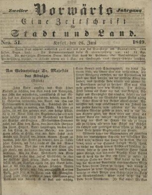 2.1849, Nr.51(26.Juni)