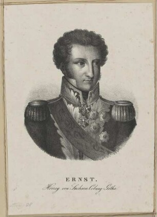 Bildnis des Herzogs Ernst II. von Sachsen-Coburg-Gotha