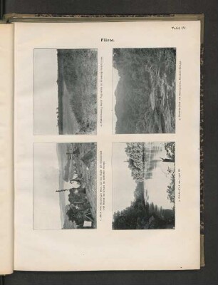 Tafel IV. Flüsse. 4.Hunstein-Fluß mit Baumsperren, Hunstein-Gebirge.