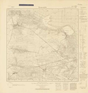 2318 (alte Nr.: 926) Neuenwalde, Meßtischblatt (4cm - Karte)