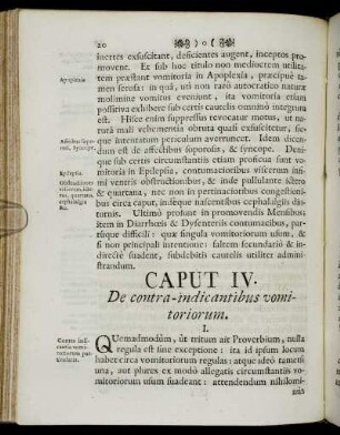 Caput IV. De contra-indicantibus vomitoriorum.
