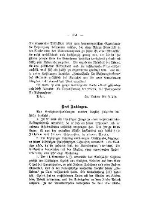 Drei Anklagen