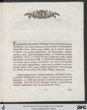 Programma de Revelatione.