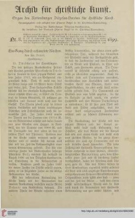 17: Ein Gang durch restaurirte Kirchen, [14]
