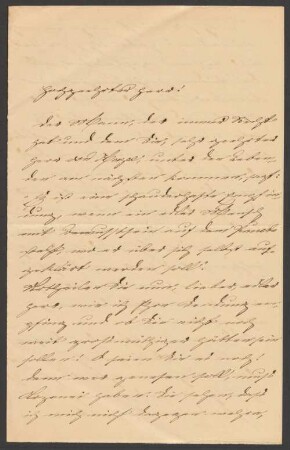 Paul Heyse (1830-1914) Nachlass: Brief von Paul Victor Wichmann an Paul Heyse - BSB Heyse-Archiv VI. Wichmann, Paul Victor