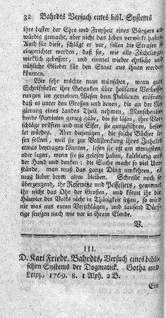 Versuch eines biblischen Systems der Dogmatik. Bd.1.