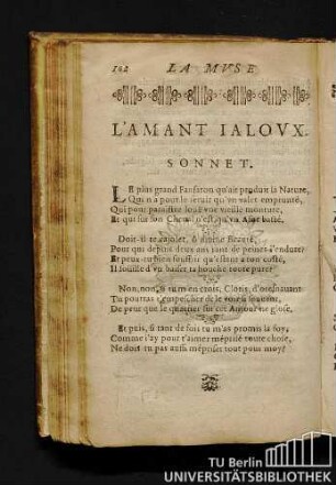 L'Amant Ialovx. Sonnet.